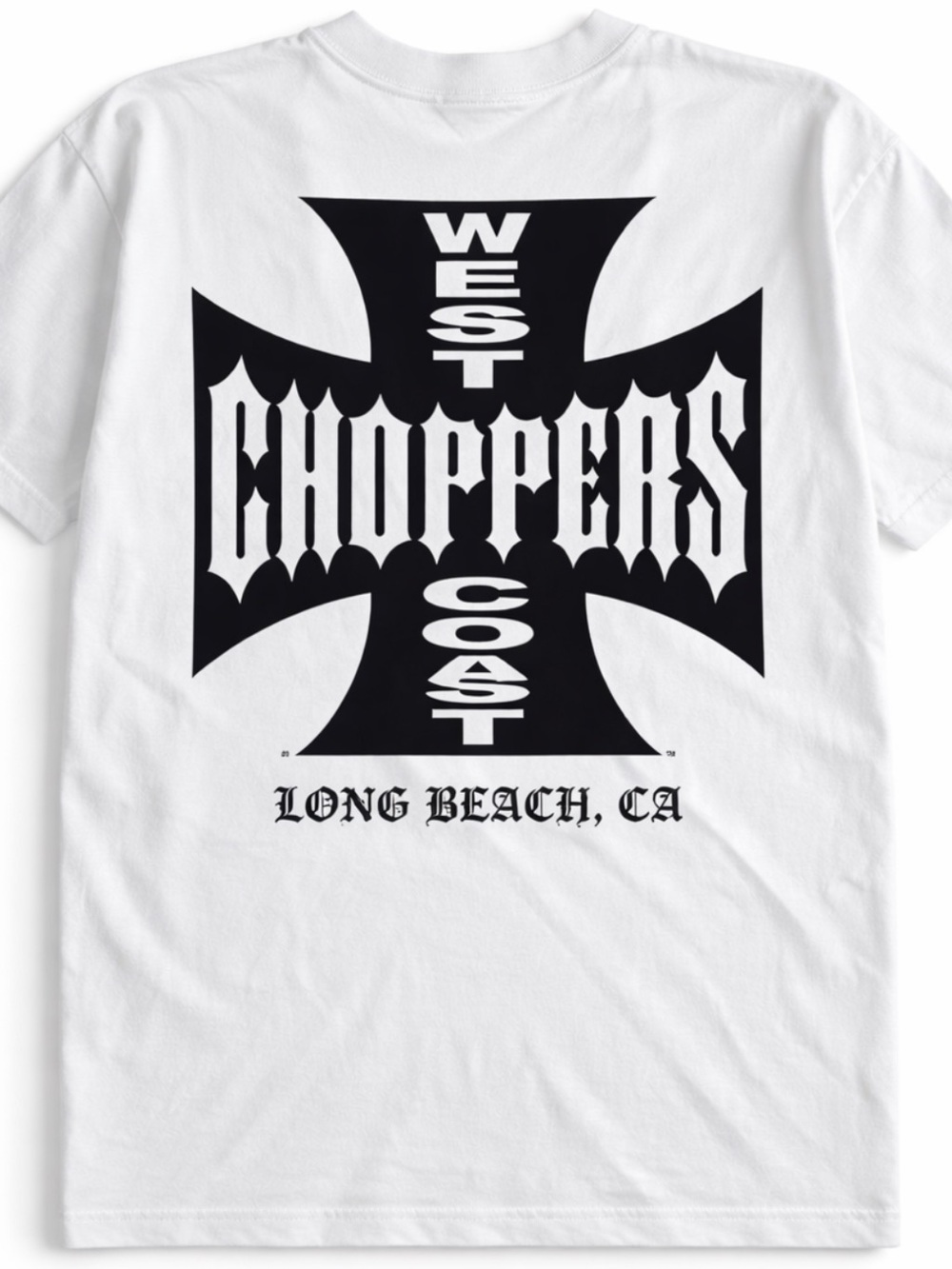 West Coast Choppers Graphic Short-Sleeve Tee - White/Black NOT New vintage XL